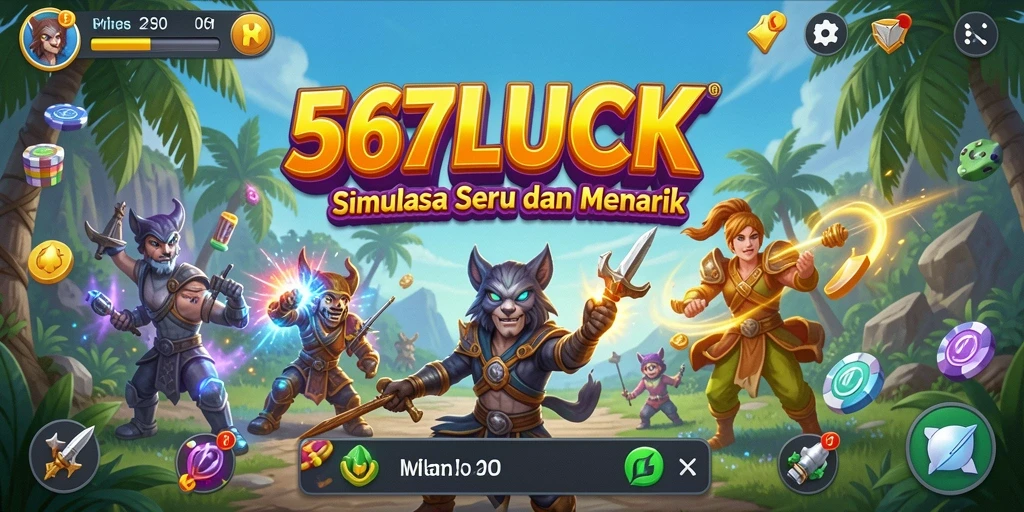 Screenshot gameplay 567LUCK menampilkan aksi seru dalam simulasi.