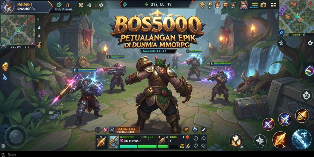 Tampilan menakjubkan dari gameplay di dunia <strong>BOS5000</strong> MMORPG.