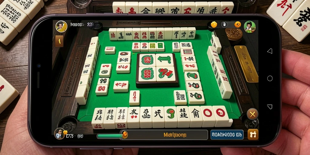 Gameplay D73 menampilkan keasyikan bermain Mahjong yang menantang.