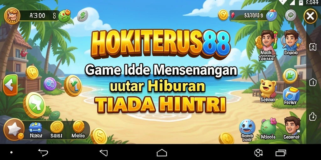 Tampilan gameplay HOKITERUS88 yang menarik dan penuh warna.