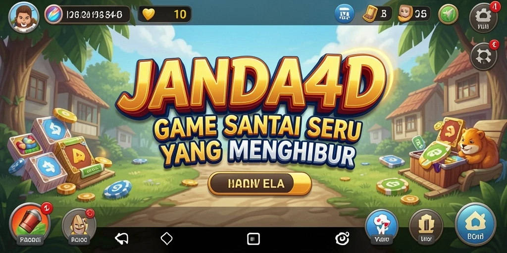 Tampilan screenshot JANDA4D menampilkan gameplay yang ceria dan menyenangkan.