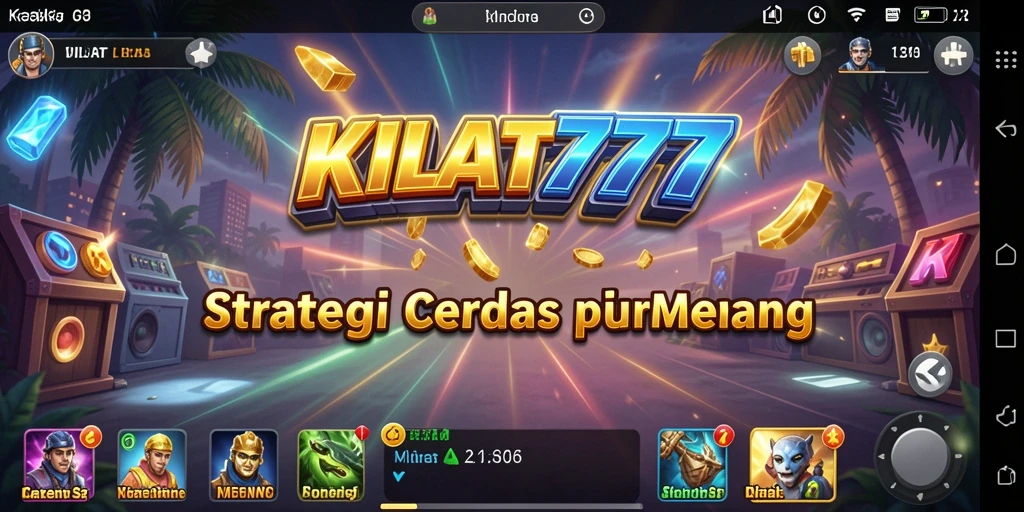 Screenshot utama KILAT777 menampilkan aksi gameplay strategi yang intens.