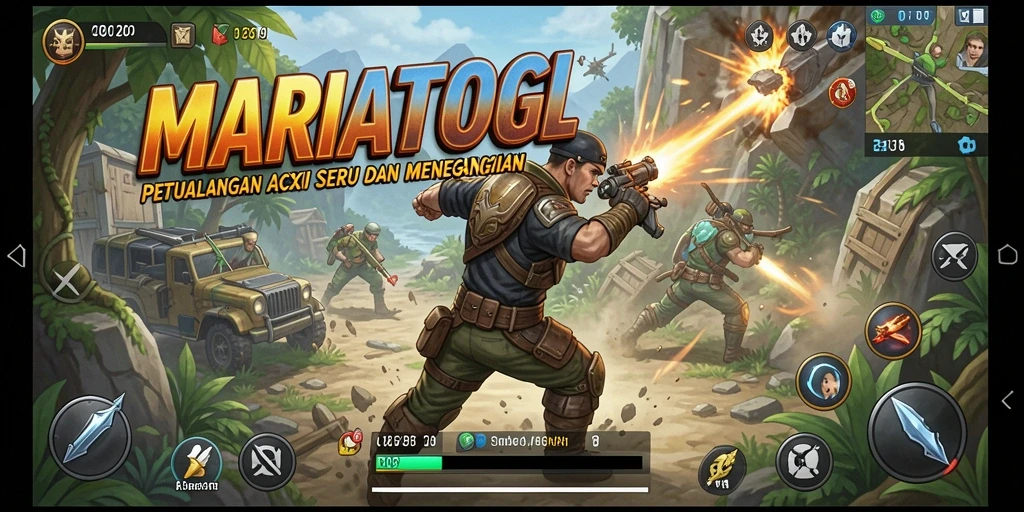 Tampilan menarik dari gameplay MARIATOGL yang seru.