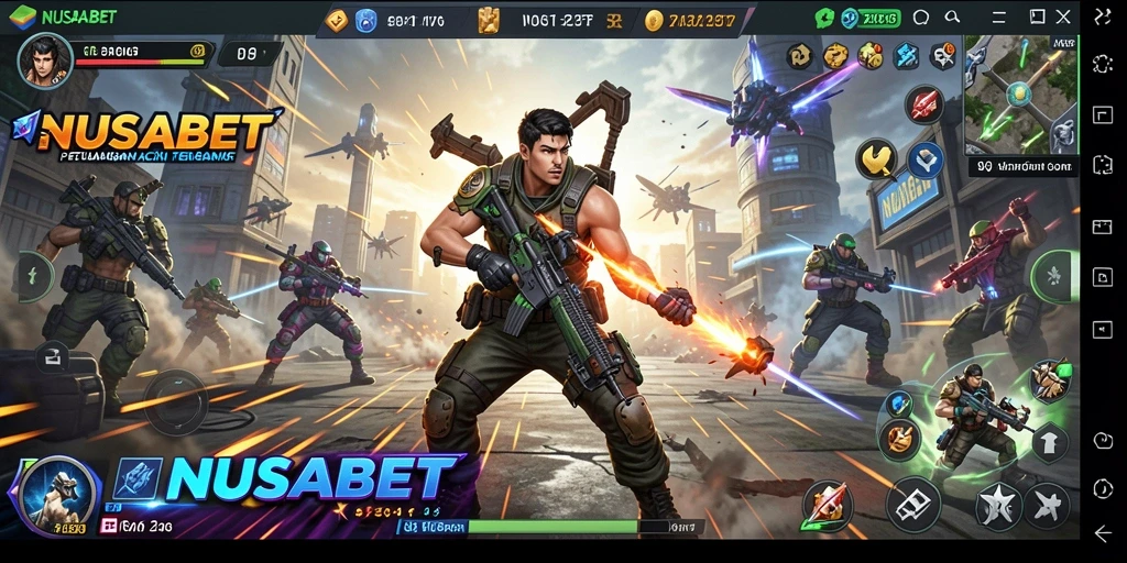 Screenshot NUSABET menampilkan aksi seru dalam gameplay.