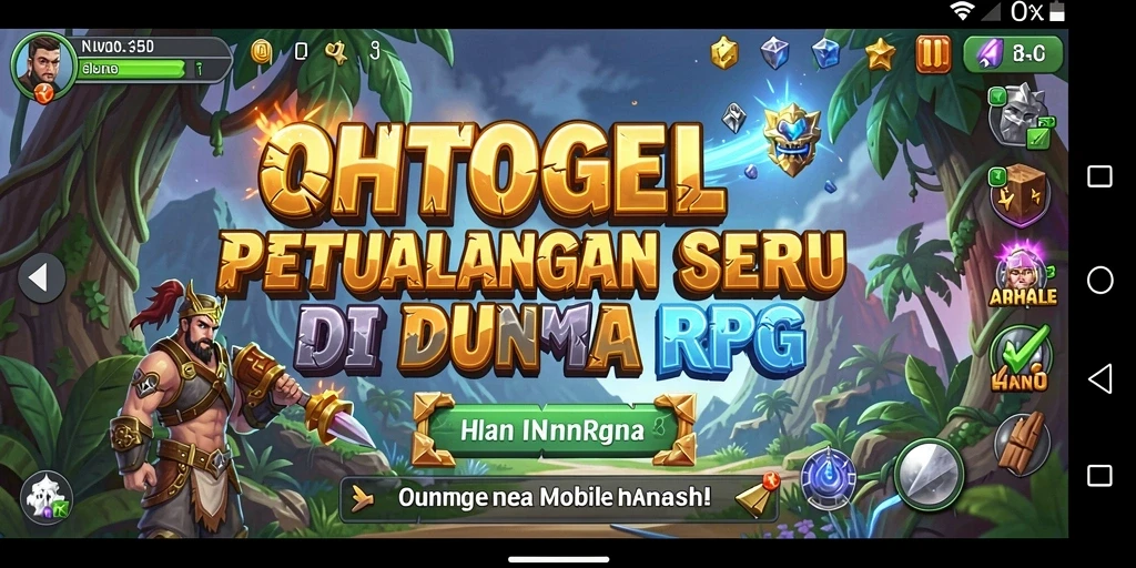 Screenshot paling seru dari gameplay RPG OHTOGEL.