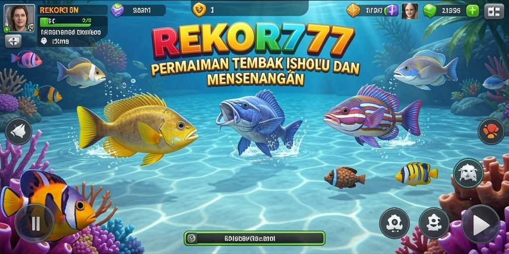Gameplay seru dalam REKOR777 saat menangkap ikan.