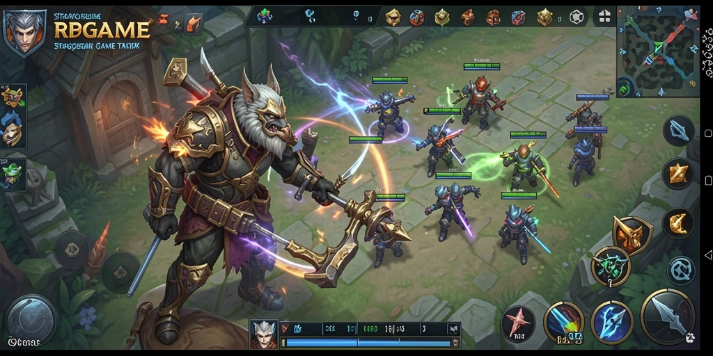 Tampilan menarik dari permainan strategi RPGAME dengan grafis menakjubkan.