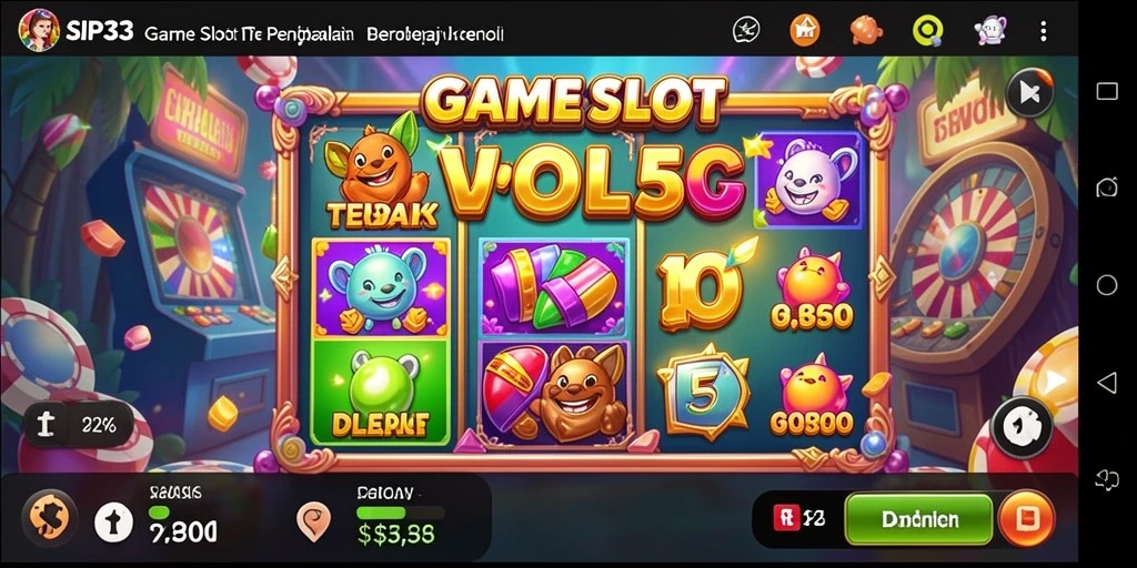 Tampilan gameplay SIP33 yang menarik dan penuh warna.