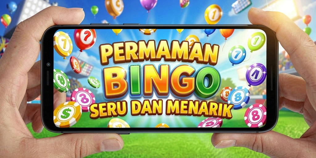 Tangkapan layar gameplay SM605 yang menampilkan suasana permainan Bingo yang seru.