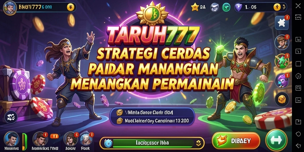 Gameplay TARUH777 menampilkan pertarungan strategi yang mendebarkan dan menantang.