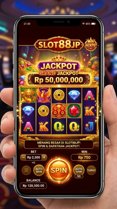 Screenshot antarmuka pengguna aplikasi slot88jp yang intuitif dan ramah.